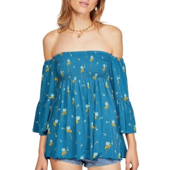Free People Lana Off the Shoulder Tunic - Picture 3 of 10